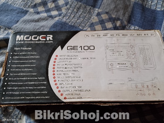 Electric guitar processor Mooer GE100